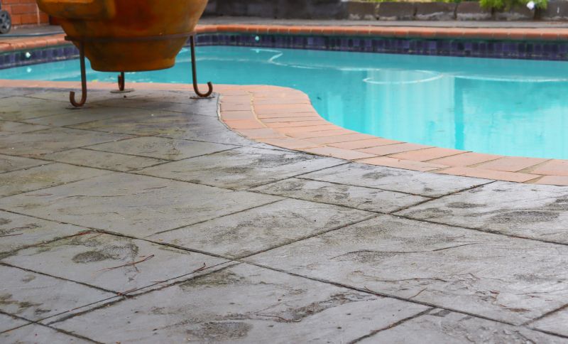 Patterned Pool Deck