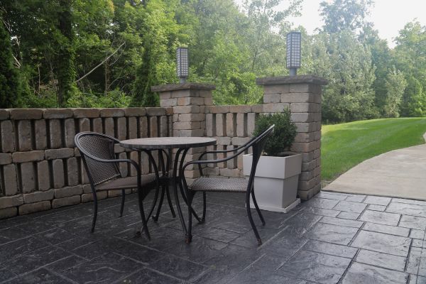 Cost of Stamped Cement Patio Service in Draper